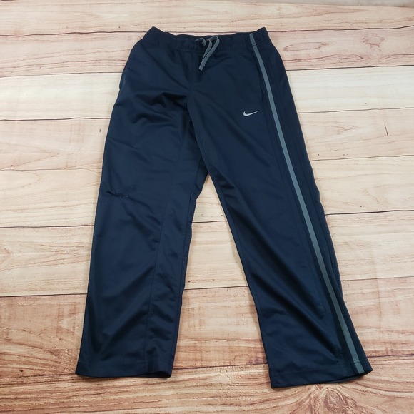 Nike Pants Mens Small Blue‎ White Sweatpants Track Active Athletic Swoosh Adult - Picture 1 of 11